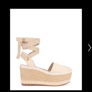 Brand new Tory Burch Sz 6 women Espadrille tan